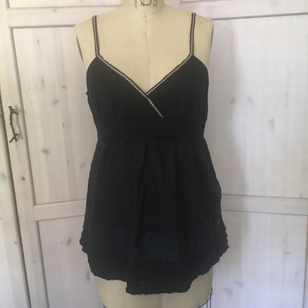 Cotton lawn and silk camisole